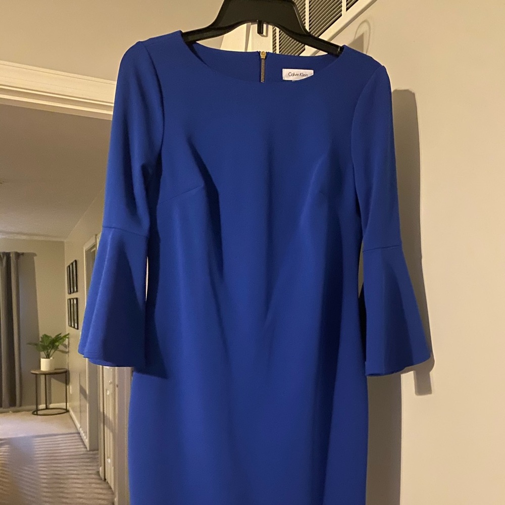 Calvin Klein royal blue dress
